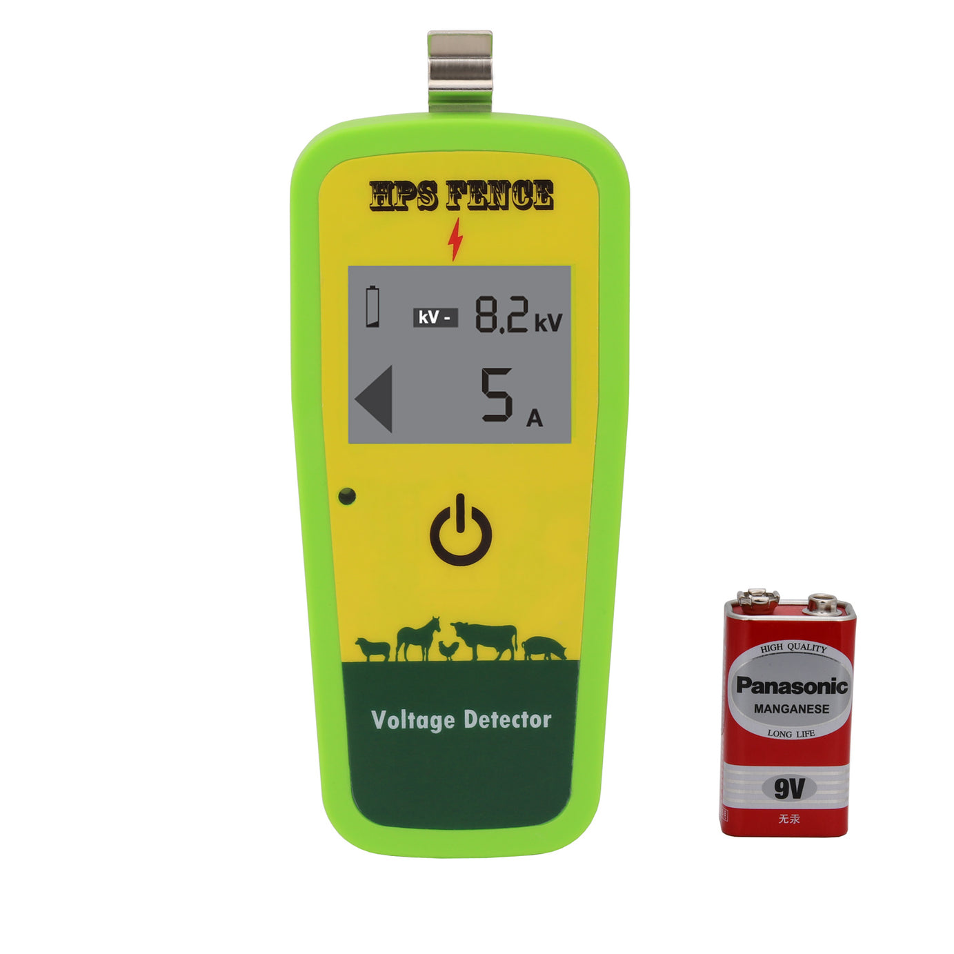 Digital Electric Fence Tester Fault Finder Scout LCD Display