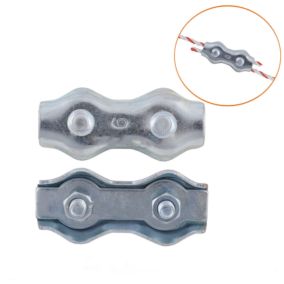 10 Electric Fence Poly Wire Joiner PolyWire Rope Braid Connector